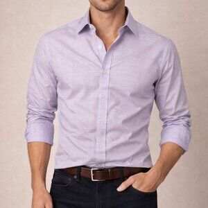 Apt 9 dress buttion down shirt size M slim ft